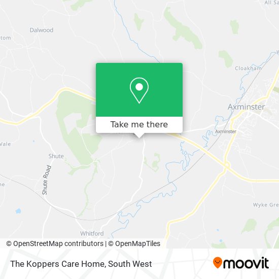 The Koppers Care Home map