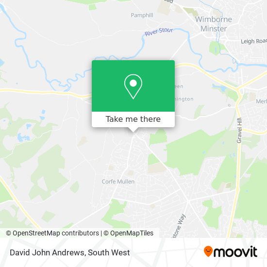 David John Andrews map