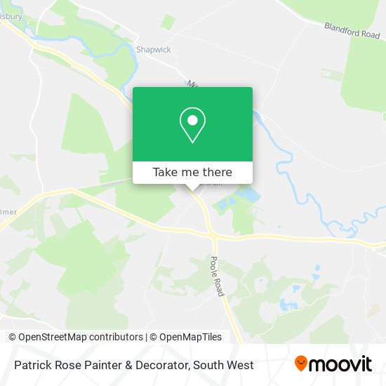 Patrick Rose Painter & Decorator map