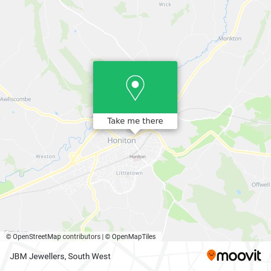 JBM Jewellers map
