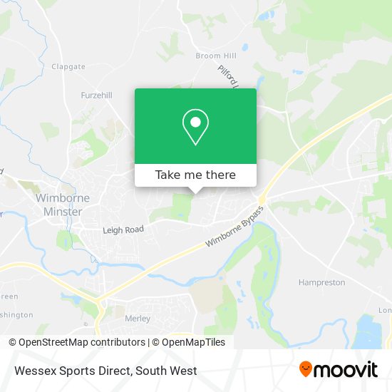 Wessex Sports Direct map