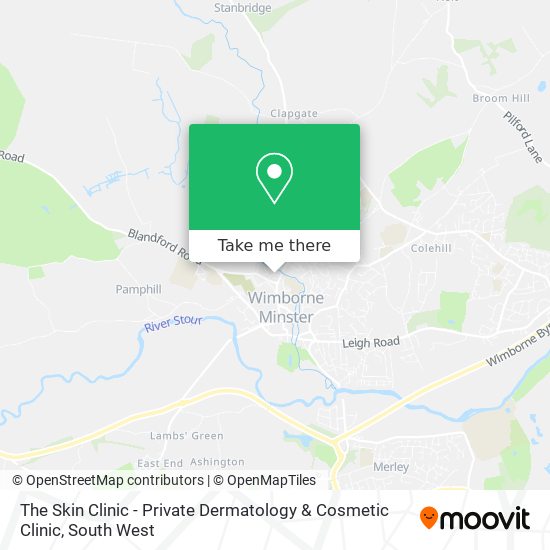 The Skin Clinic - Private Dermatology & Cosmetic Clinic map