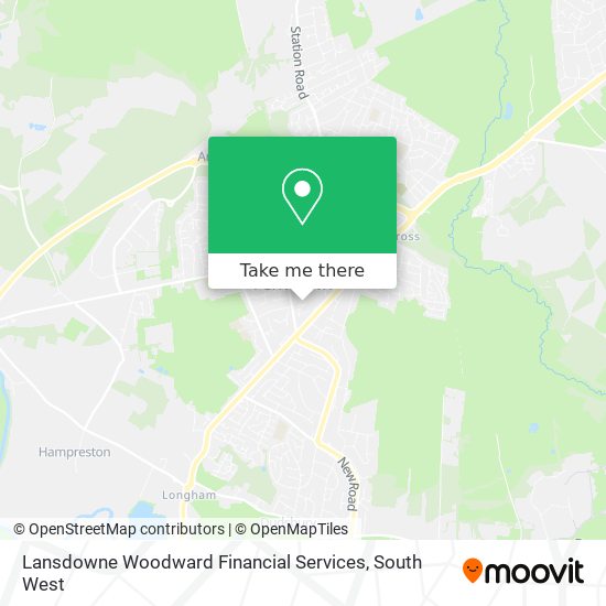 Lansdowne Woodward Financial Services map