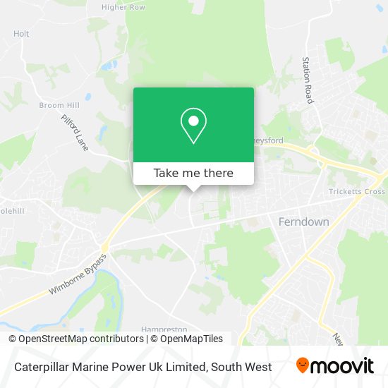 Caterpillar Marine Power Uk Limited map