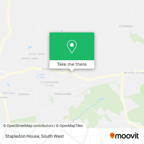 Stapledon House map