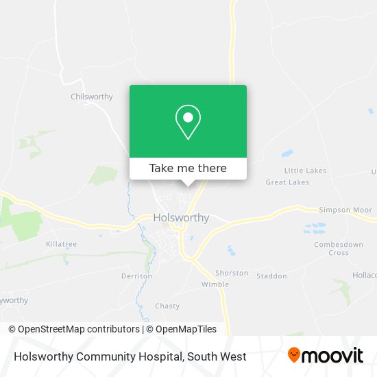 Holsworthy Community Hospital map