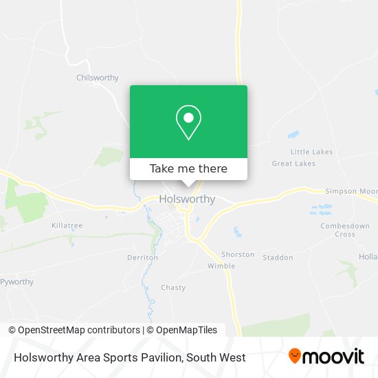 Holsworthy Area Sports Pavilion map