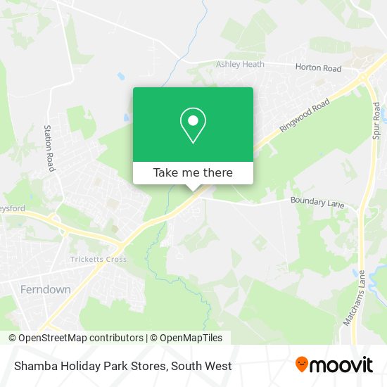 Shamba Holiday Park Stores map