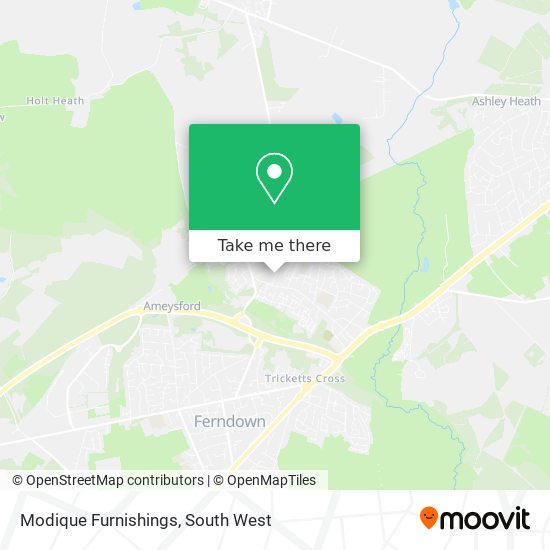 Modique Furnishings map