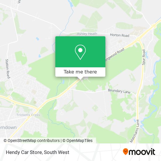 Hendy Car Store map