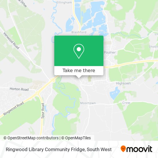 Ringwood Library Community Fridge map