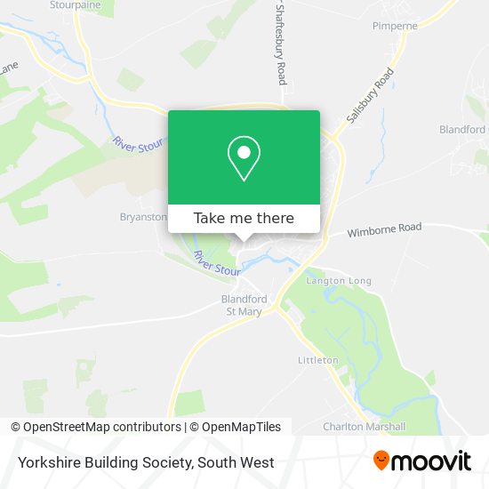 Yorkshire Building Society map