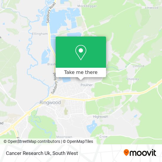 Cancer Research Uk map