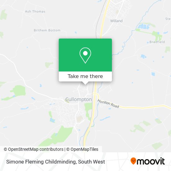 Simone Fleming Childminding map