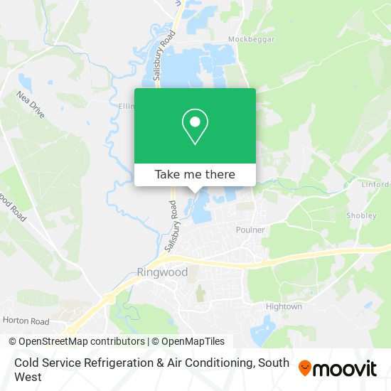 Cold Service Refrigeration & Air Conditioning map