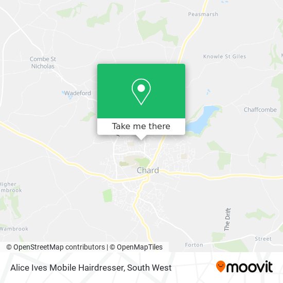 Alice Ives Mobile Hairdresser map