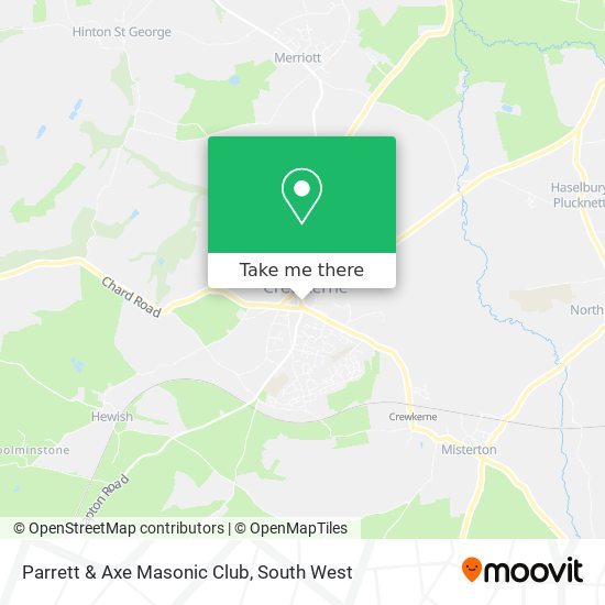 Parrett & Axe Masonic Club map