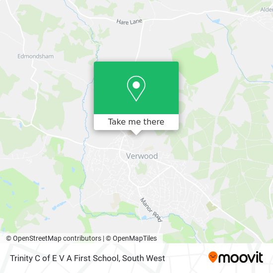 Trinity C of E V A First School map