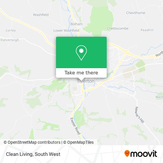 Clean Living map