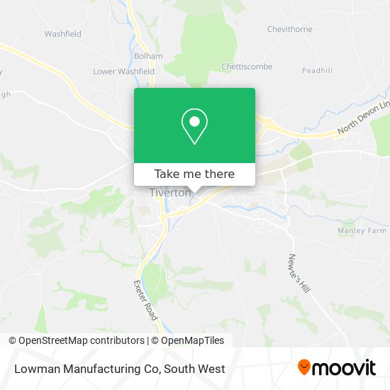 Lowman Manufacturing Co map