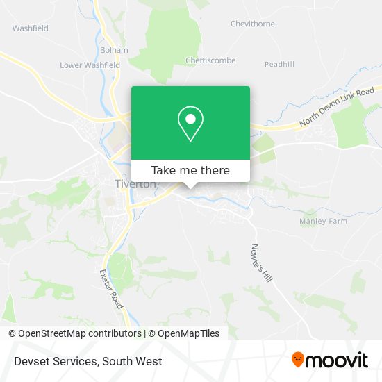 Devset Services map