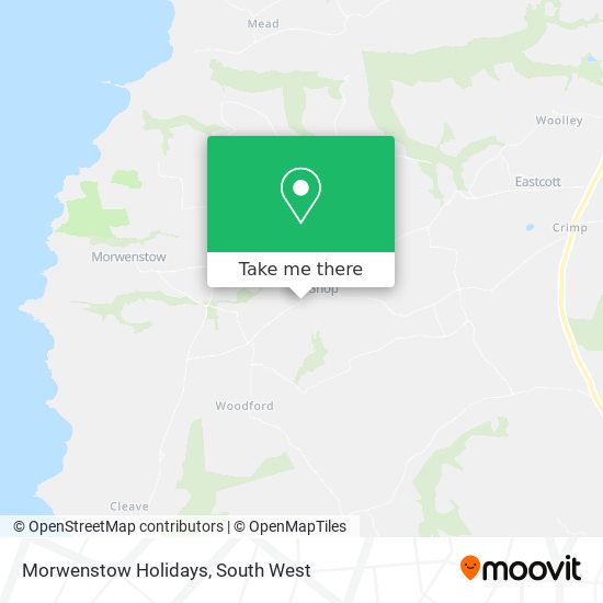 Morwenstow Holidays map