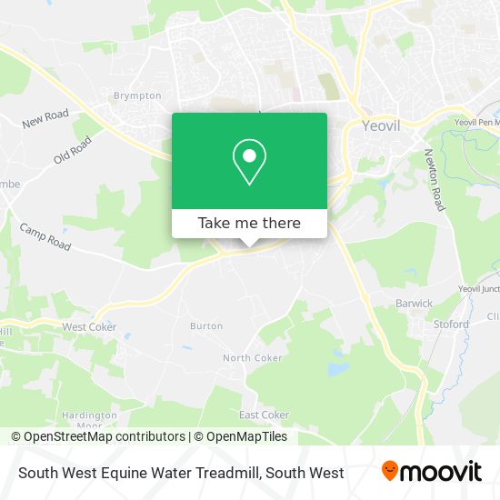 South West Equine Water Treadmill map