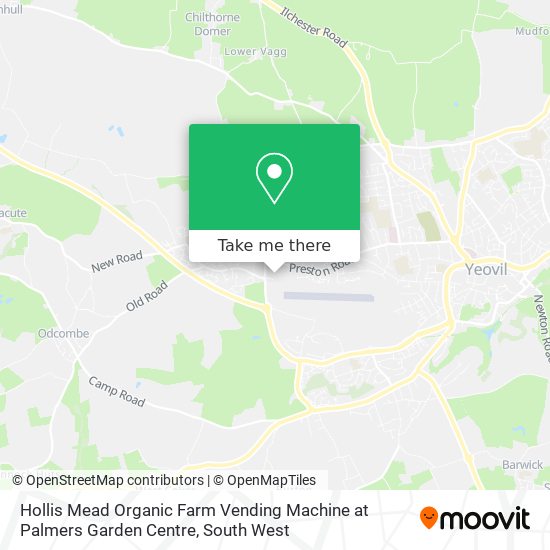 Hollis Mead Organic Farm Vending Machine at Palmers Garden Centre map