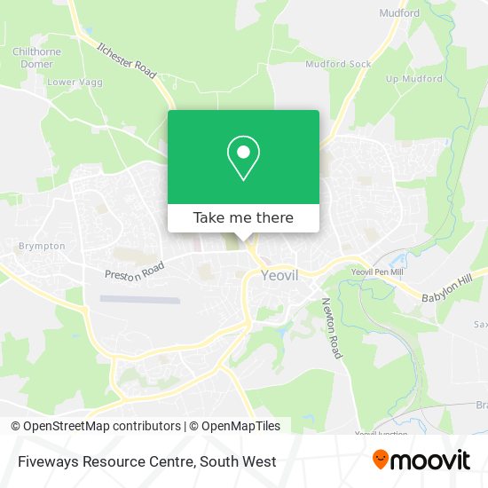 Fiveways Resource Centre map