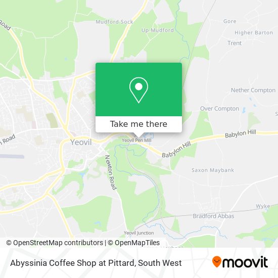 Abyssinia Coffee Shop at Pittard map