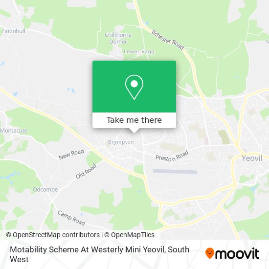 Motability Scheme At Westerly Mini Yeovil map