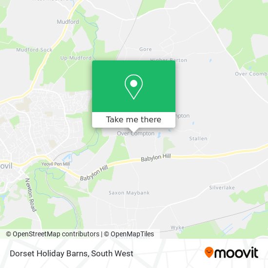 Dorset Holiday Barns map