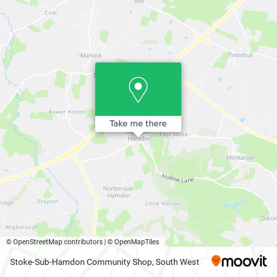 Stoke-Sub-Hamdon Community Shop map