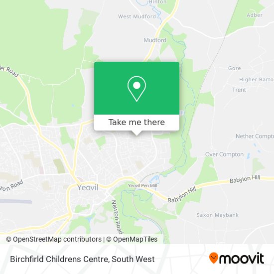 Birchfirld Childrens Centre map
