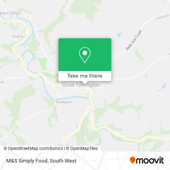 M&S Simply Food map