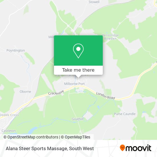 Alana Steer Sports Massage map