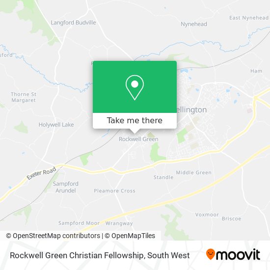 Rockwell Green Christian Fellowship map