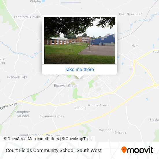 Court Fields Community School map