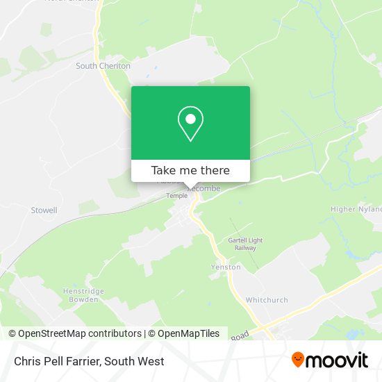 Chris Pell Farrier map
