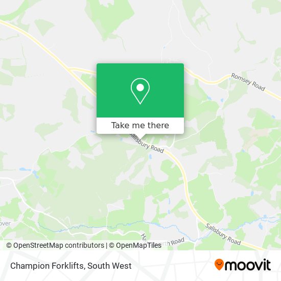 Champion Forklifts map