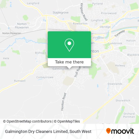 Galmington Dry Cleaners Limited map