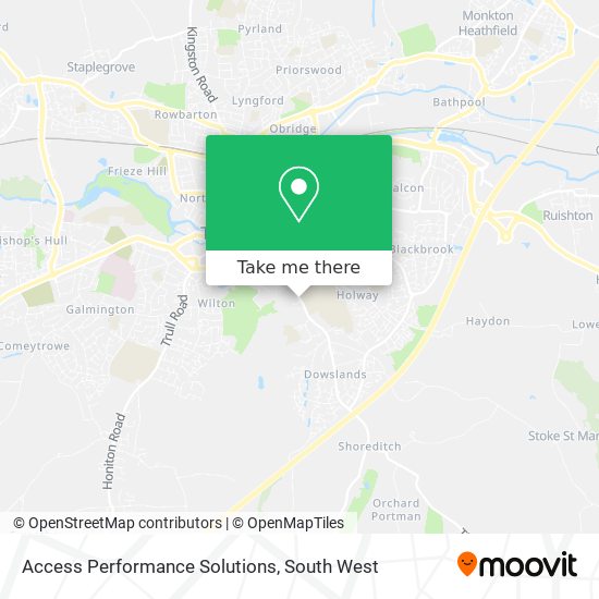 Access Performance Solutions map