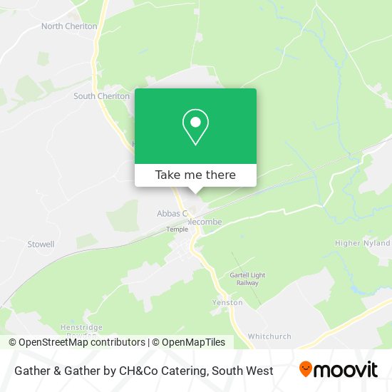 Gather & Gather by CH&Co Catering map