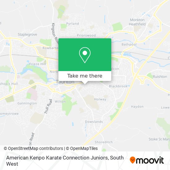 American Kenpo Karate Connection Juniors map