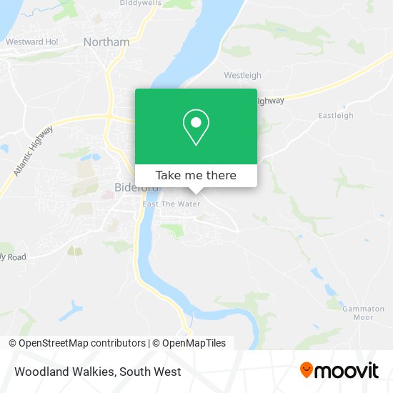 Woodland Walkies map