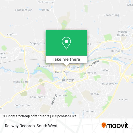 Railway Records map
