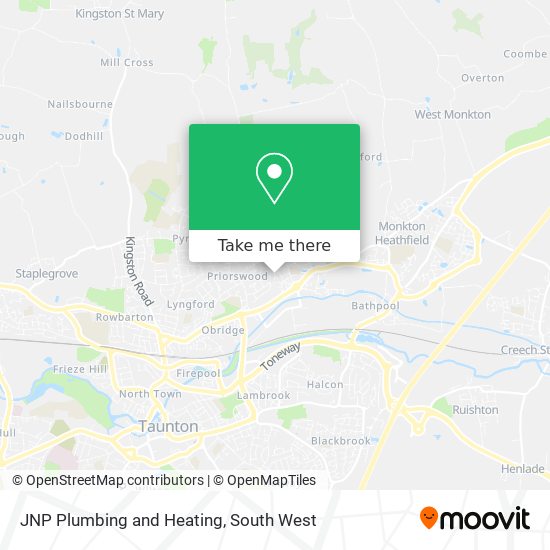 JNP Plumbing and Heating map