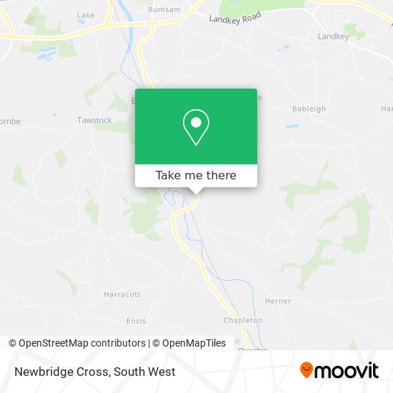 Newbridge Cross map