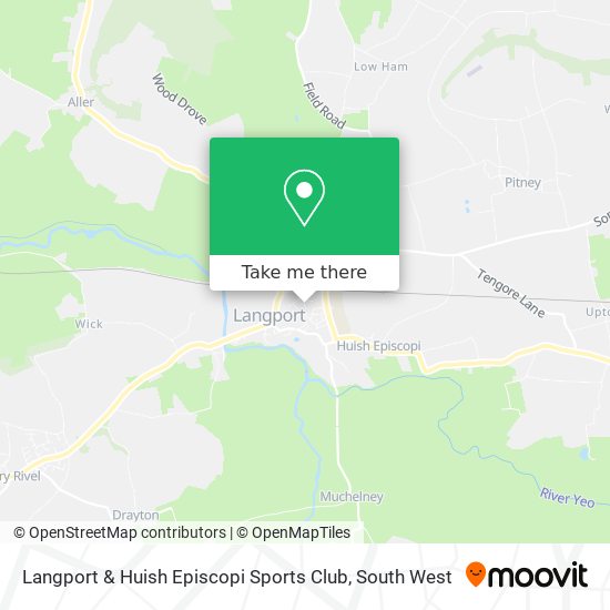 Langport & Huish Episcopi Sports Club map