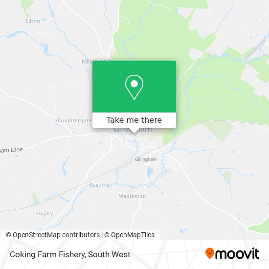 Coking Farm Fishery map